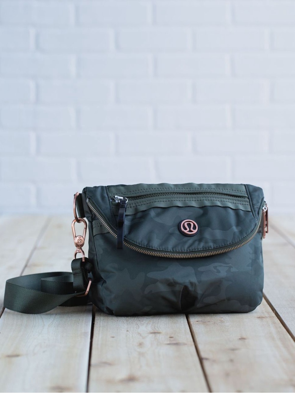 Lululemon Festival Bag 5L Savasana Camo Fatigue Green Crossbody Travel Bag